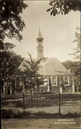 Ak Koudekerke Zeeland, Ned. Herv. Kerk