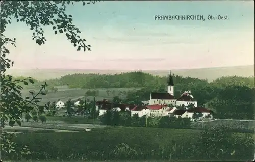 Ak Prambachkirchen in Oberösterreich, Totalansicht