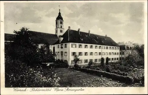 Ak Bad Wurzach in Oberschwaben, Töchterinstitut Maria Rosengarten