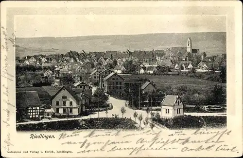 Ak Riedlingen in der Schwäbischen Alb, Blick auf Ortschaft und Umgebung