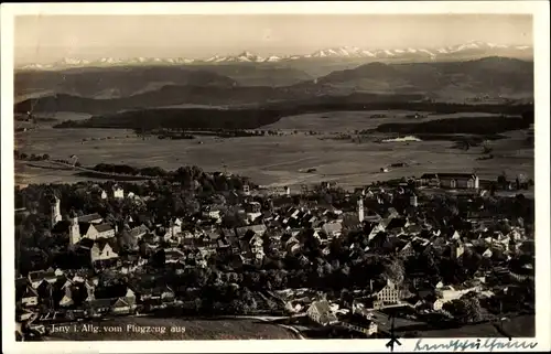 Ak Isny im Allgäu, Luftbild