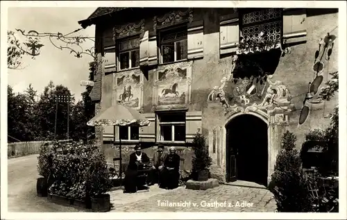 Ak Großholzleute Isny im Allgäu, Gasthof zum Adler