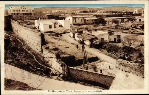 Ak El Hadjeb Marokko, Vieux Remparts, Vue Generale