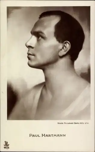 Ak Schauspieler Paul Hartmann, Portrait