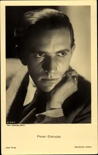 Ak Schauspieler Peter Elsholtz, Portrait