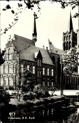 Ak Vinkeveen Utrecht Niederlande, R. K. Kerk