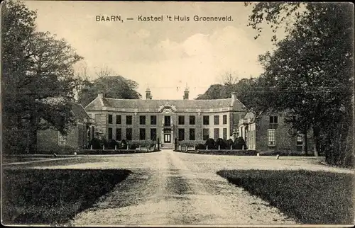 Ak Baarn Utrecht Niederlande, Kasteel 't Huis Groeneveld