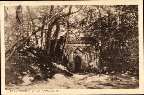 Ak Lage Vuursche Baarn Utrecht Niederlande, 't Kapelletje