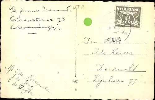 Ak Oud Leusden Utrecht Niederlande, Straßenpartie