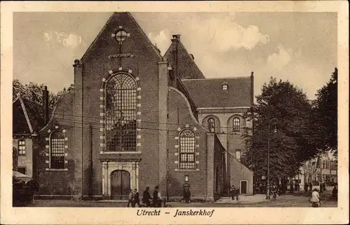 Ak Utrecht Niederlande, Janskerkhof