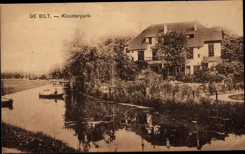 Ak De Bilt Utrecht Niederlande, Kloosterpark, Klosterpark