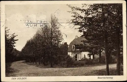 Ak Den Dolder Utrecht Niederlande, Baarnscheweg