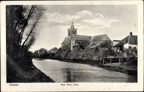 Ak Vianen Utrecht Niederlande, Ned Herv Kerk, Kirche