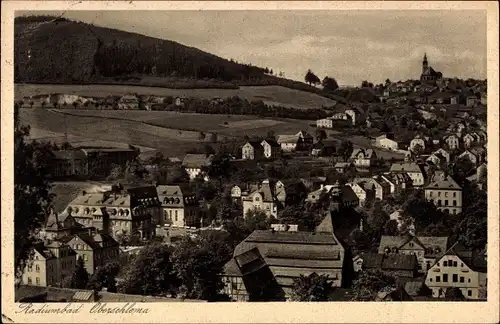 Ak Oberschlema Bad Schlema im Erzgebirge, Panorama, Schneeberg