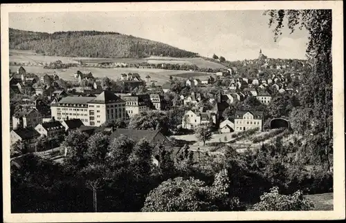 Ak Oberschlema Bad Schlema im Erzgebirge Sachsen, Ortsansicht