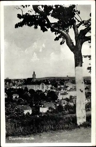 Ak Dippoldiswalde in Sachsen, Blick über die Stadt