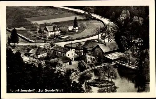 Ak Jonsdorf in Sachsen, zur Gondelfahrt