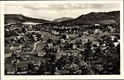 Ak Jonsdorf in Sachsen, Blick auf den Ort
