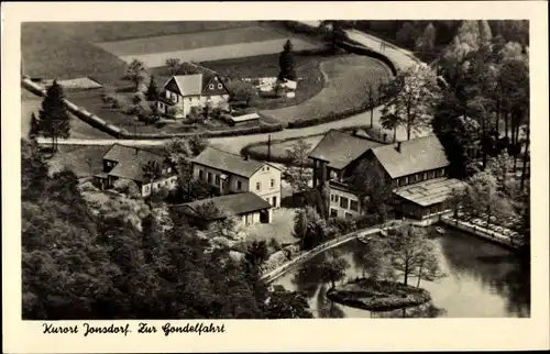 Ak Jonsdorf in Sachsen, zur Gondelfahrt