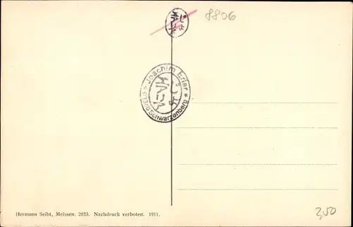 Ak Oybin in Sachsen, Blick vom Töpfer zum Ort mit Hochwald und Johannisstein