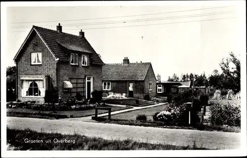 Ak Overberg Utrecht Niederlande, Straßenansicht, Wohngebäude