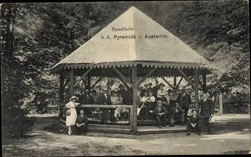 Ak Austerlitz Zeist Utrecht Niederlande, Speeltuin b. d. Pyramide