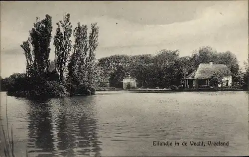 Ak Vreeland Utrecht, Eilandje in de Vecht