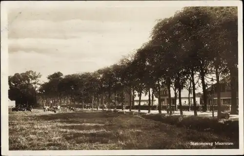 Ak Maarssen Utrecht, Stationsweg