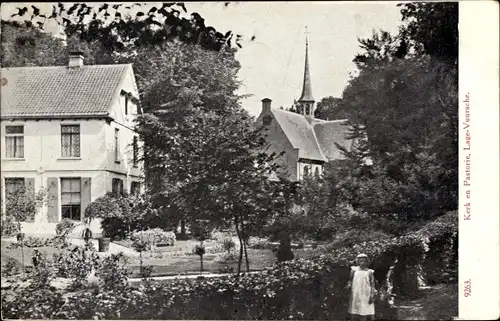 Ak Lage Vuursche Baarn Utrecht Niederlande, Kerk en Pastorie