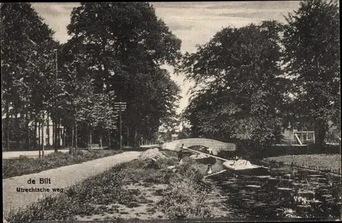 Ak Bilthoven De Bilt Utrecht Niederlande, Utrechtsche Weg
