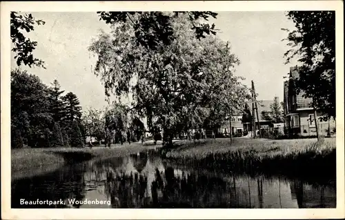 Ak Woudenberg Utrecht Niederlande, Beaufortpark