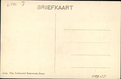 Ak Doorn Utrecht Niederlande, Capanella en Metenweg