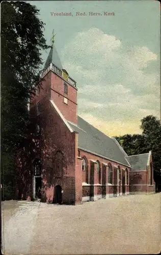 Ak Vreeland Utrecht, Ned. Herv. Kerk