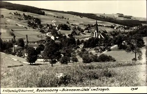 Ak Rechenberg Bienenmühle Erzgebirge, Panorama