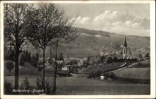 Ak Rechenberg Bienenmühle Erzgebirge, Panorama