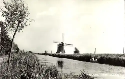 Ak Abcoude Utrecht Niederlande, Molen, Delphine