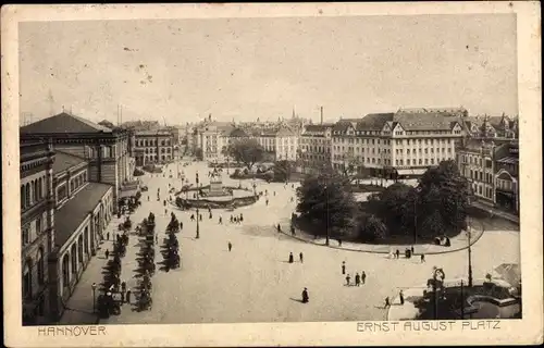 Ak Hannover in Niedersachsen, Ernst-August-Platz