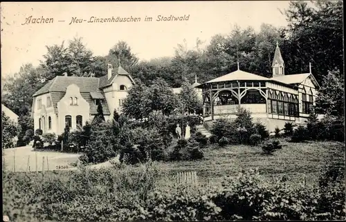 Ak Aachen in Nordrhein Westfalen, Neu-Linzenhäuschen im Stadtwald
