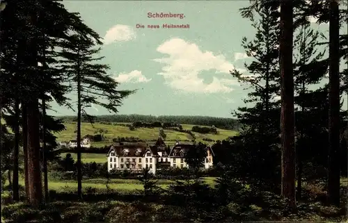 Ak Schömberg im Schwarzwald Württemberg, Die Neue Heilanstalt