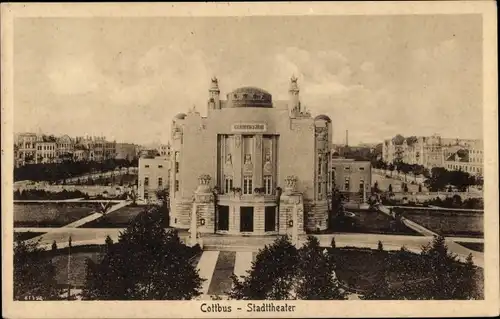 Ak Cottbus in der Niederlausitz, Stadttheater