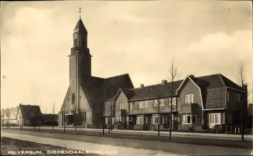 Ak Hilversum Nordholland Niederlande, Diependaalschelaan