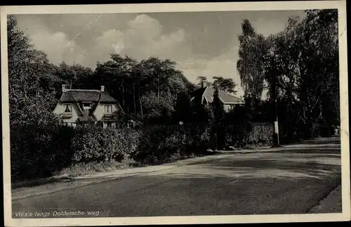 Ak Utrecht Niederlande, Villas langs Doldersche weg