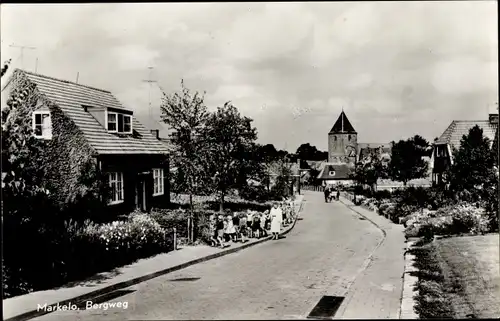 Ak Markelo Overijssel, Bergweg, Kindergruppe