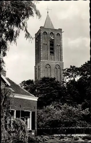 Ak Westbroek Utrecht Niederlande, Kerk, Kirche