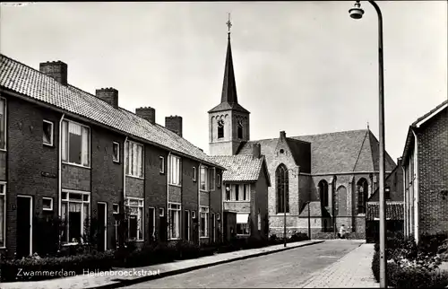 Ak Zwammerdam Südholland, Hellenbroeckstraat
