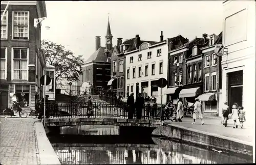 Ak Maassluis Südholland, Brug over de Zuidvliet