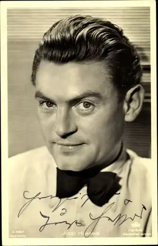 Ak Schauspieler Jupp Hussels, Portrait, Autogramm