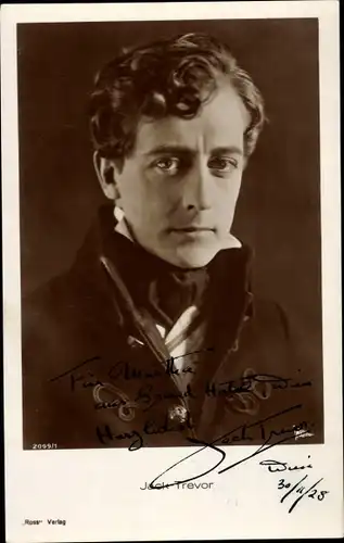 Ak Schauspieler Jack Trevor, Portrait, Ross Verlag 2099 1