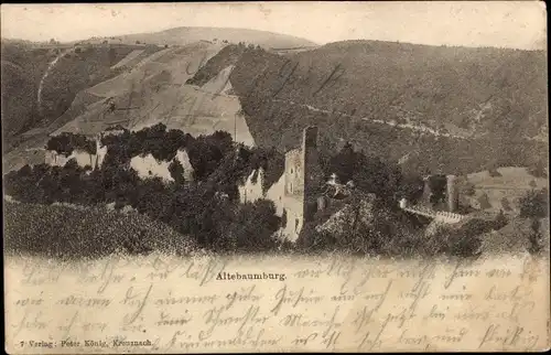 Ak Altenbamberg in Rheinland Pfalz, Altenbaumburg