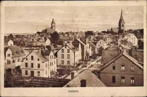 Ak Korbach in Hessen, Totalansicht
